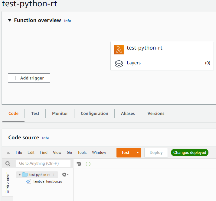 finding code editor in AWS portal is very easy